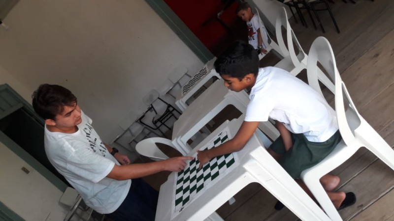 Casa de Cultura disponibiliza aulas grátis de Xadrez para crianças